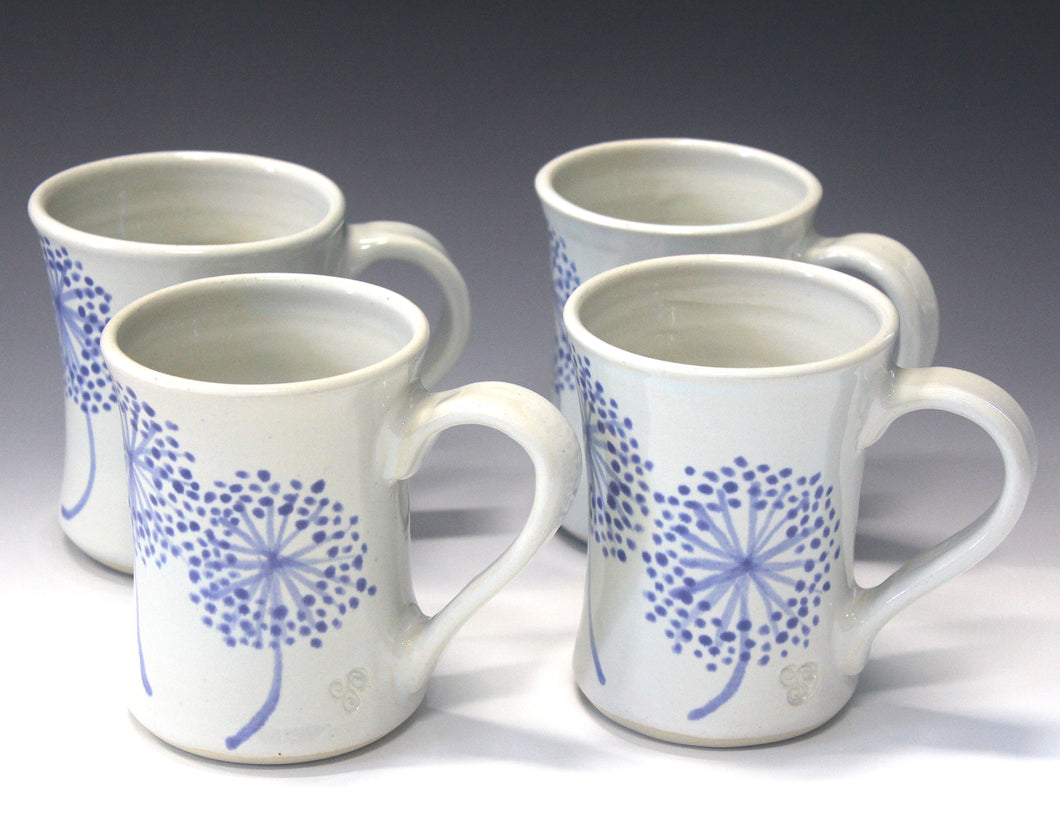 Dandelion Motif Coffee Mugs, Larger